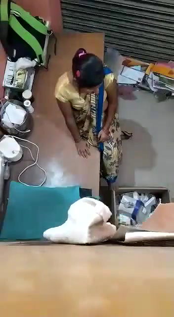 Doctor fingering to patient