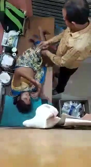 Doctor fingering to patient