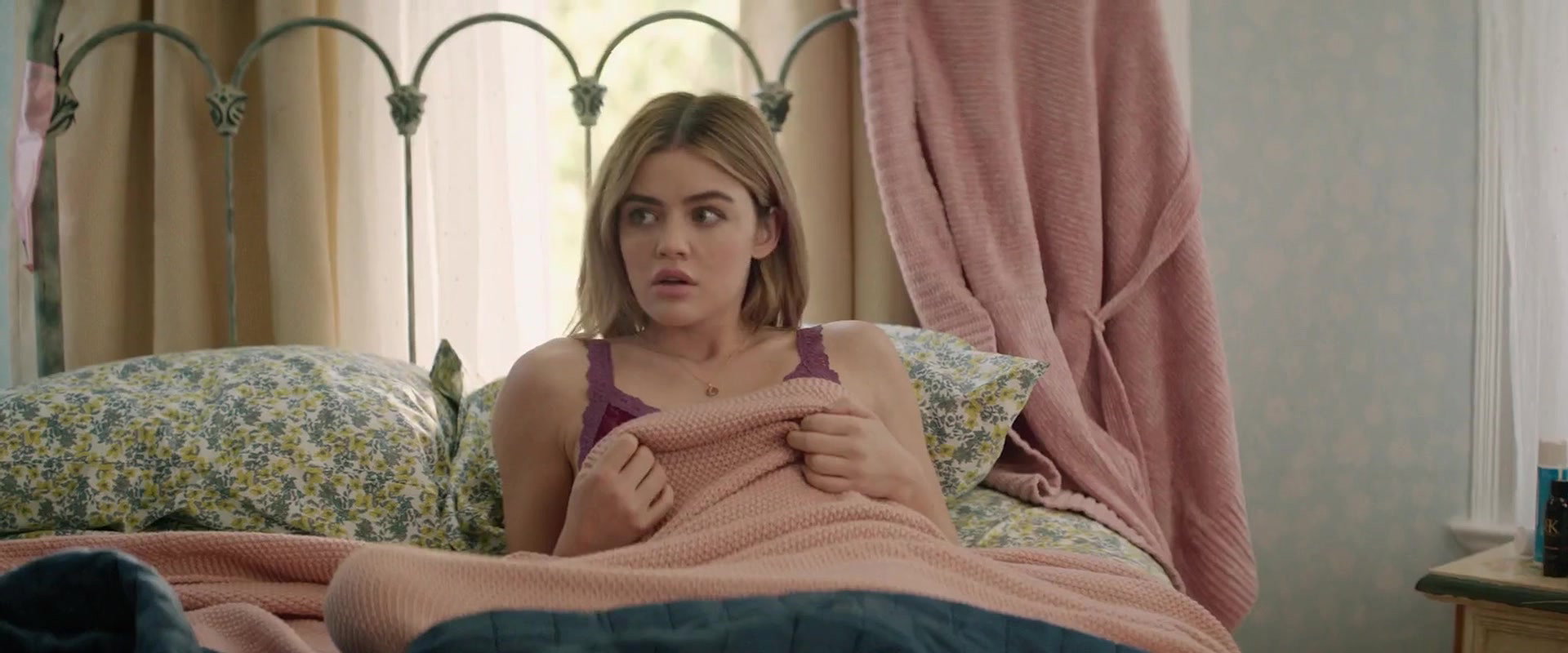 Sexy Lucy Hale scenes from A Nice Girl Like You 2020