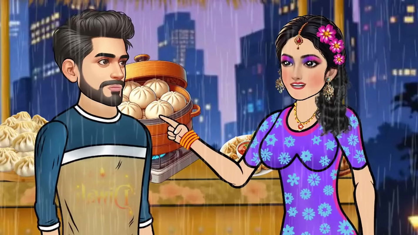 Gayatri Momos Wali and Sushil’s Story, Desi Hindi Cartoon Sex Story