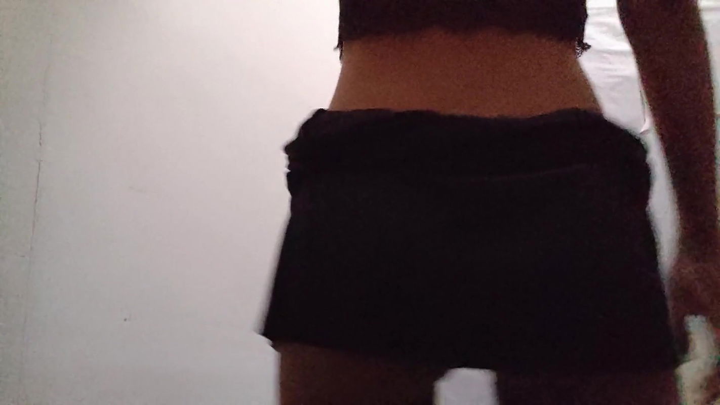 Hairy pussy masturbating