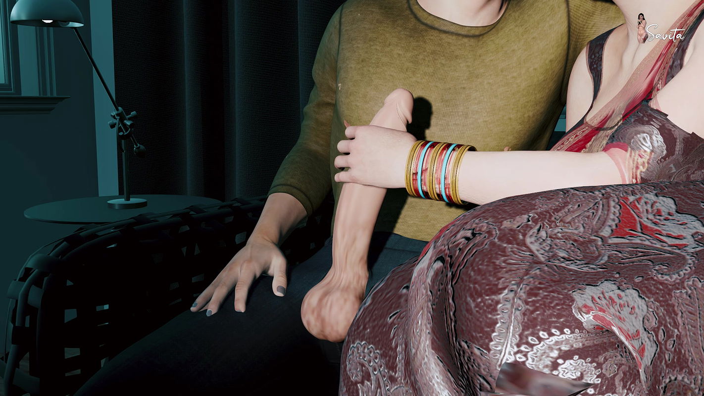 Desi Indian Stepmom having Sex with Her Stepson’s Friend in the Bedroom