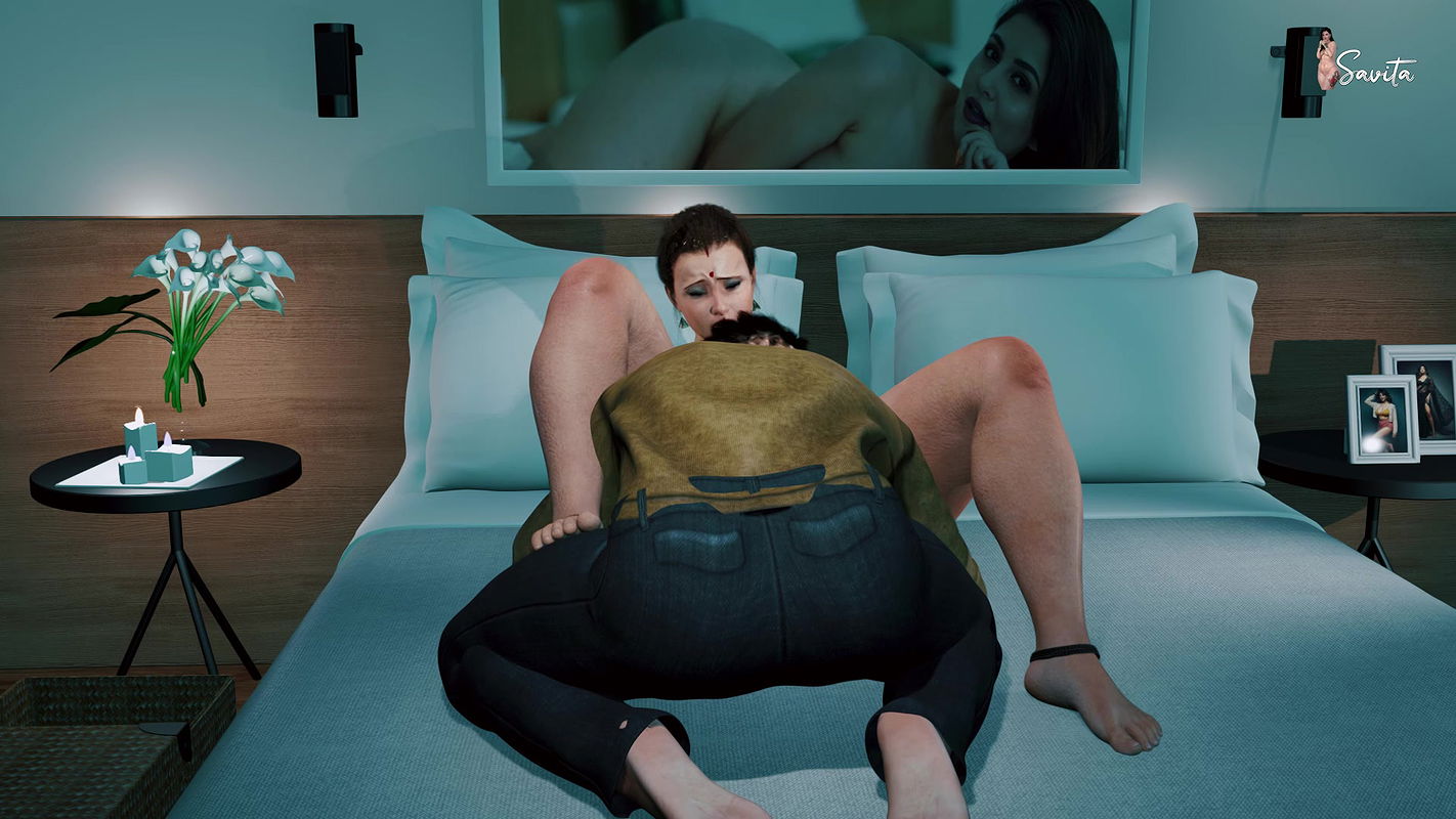 Desi Indian Stepmom having Sex with Her Stepson’s Friend in the Bedroom