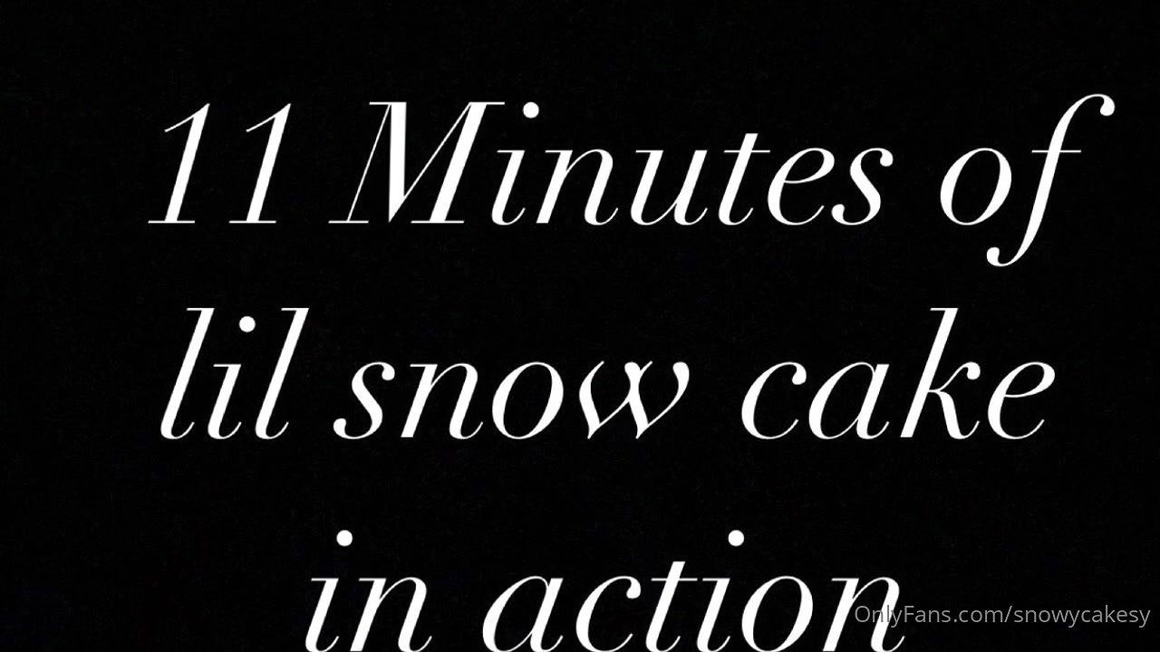 SnowyCakesy Onlyfans video collection – 2