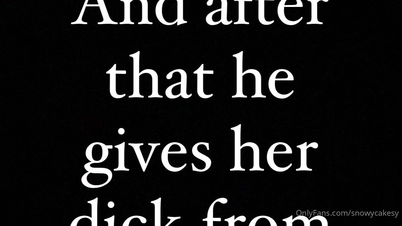 SnowyCakesy Onlyfans video collection – 2