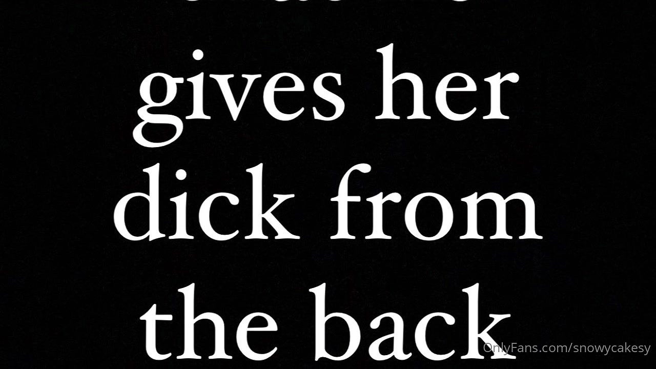 SnowyCakesy Onlyfans video collection – 2