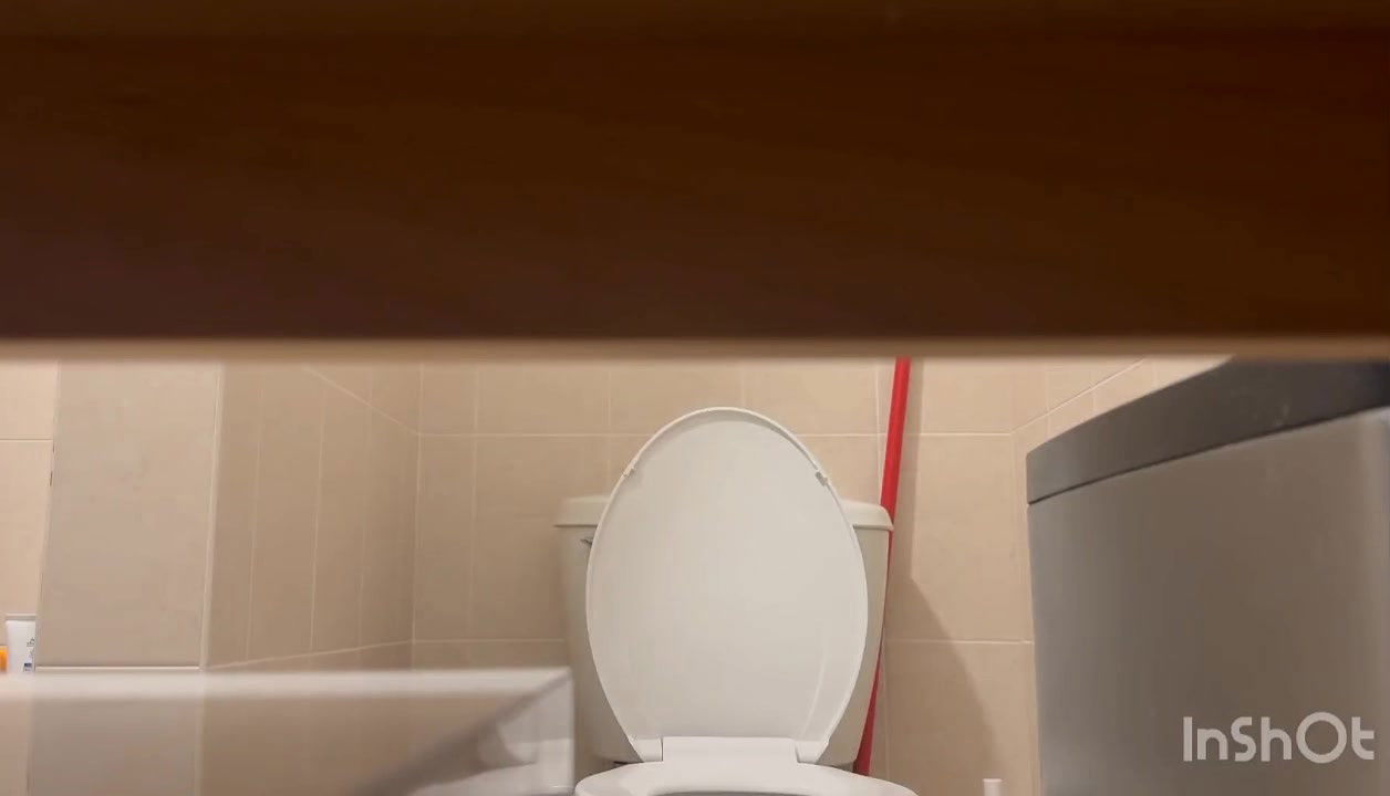 Beautiful Sister Nude Captured When Peeing In Washroom 23