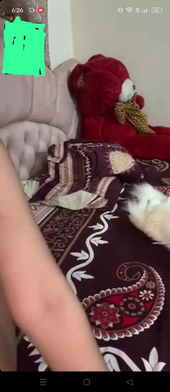 Hot cute babe lay down naked show pussy boobs