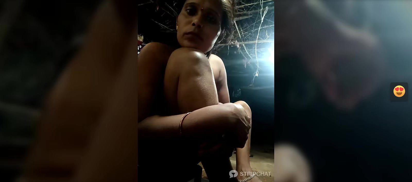 Village wife showing her shaved pussy