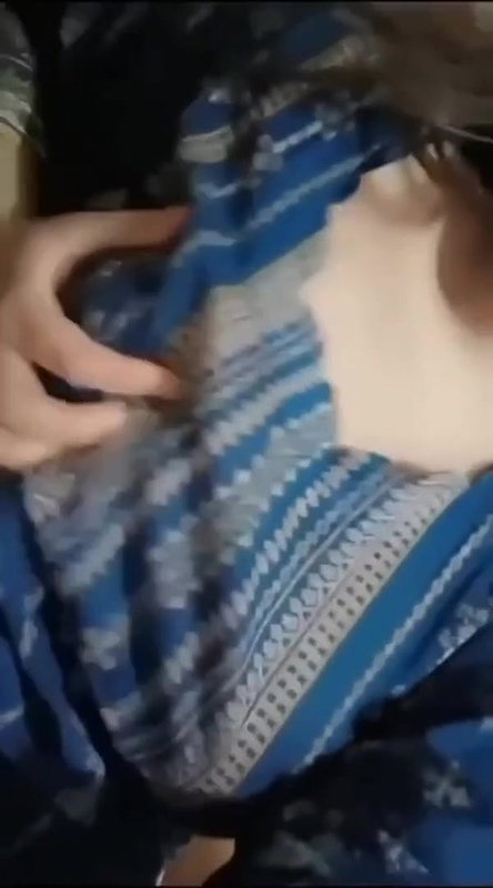 Beautiful babe showing her big tits nipple press 22