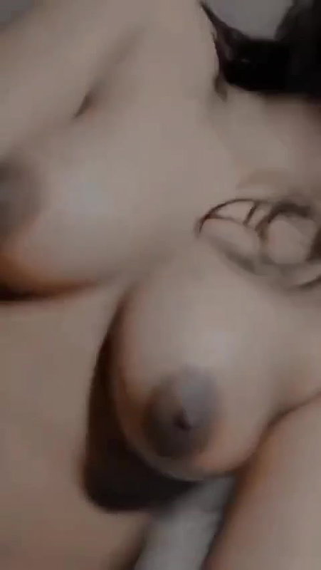 Cute babe giving expression seduce to her bf with pressing boobs 22