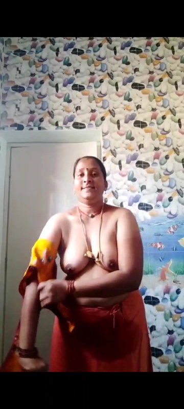 Mallu aunty stripping and fully nude [Includes 2 parts] 22