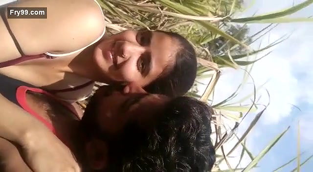 Desi village couple In jungle