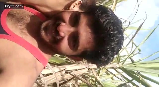 Desi village couple In jungle