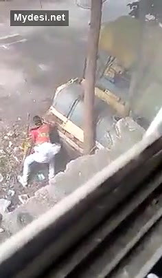 Aunty in saree Outdoor Quikie