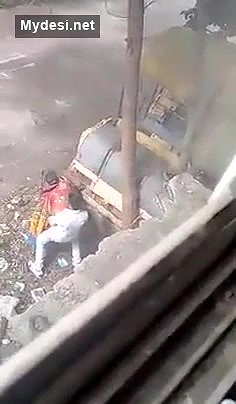 Aunty in saree Outdoor Quikie