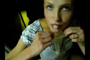 The cuckolds sperm drips all over the bitch greedy mouthwho loves to fuck with her insane blowjob_075c3d9d