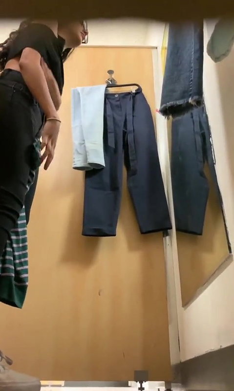 Cute babe capture hidden in changing room dressing change 22
