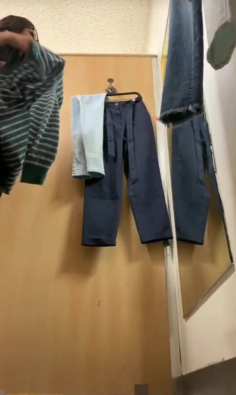 Cute babe capture hidden in changing room dressing change 22