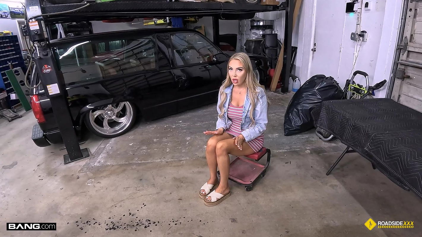 Bang! Roadside XXX with Harper Hill in Harper Hill Gets Towed to Pleasure