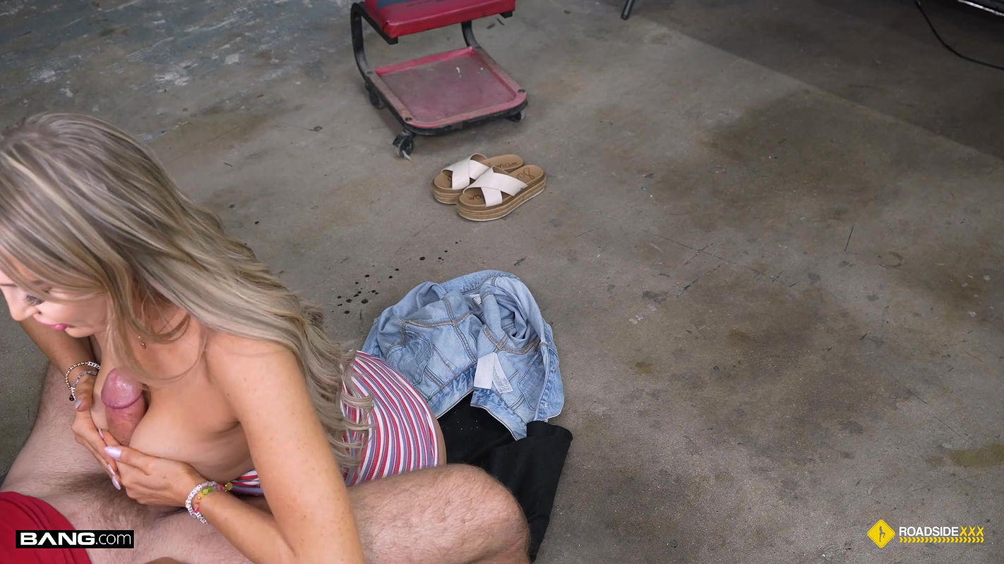 Bang! Roadside XXX with Harper Hill in Harper Hill Gets Towed to Pleasure