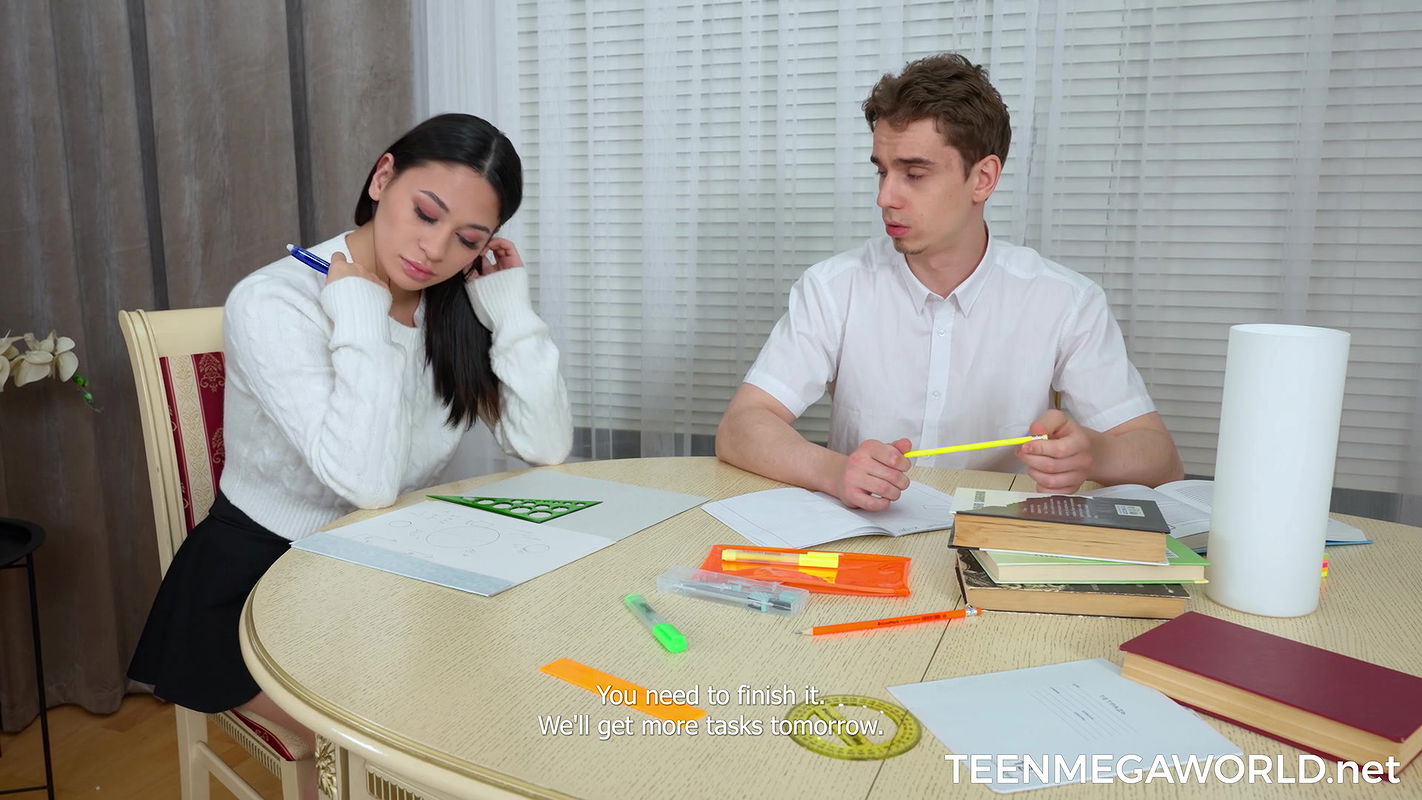 Fuck Studies with Roxy Muray in Students at the table