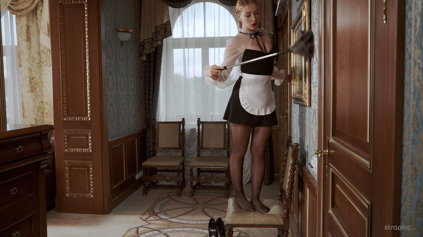 Strap Lez with Casey Nohrman & Cherry Blossom in Maid To Lust 2