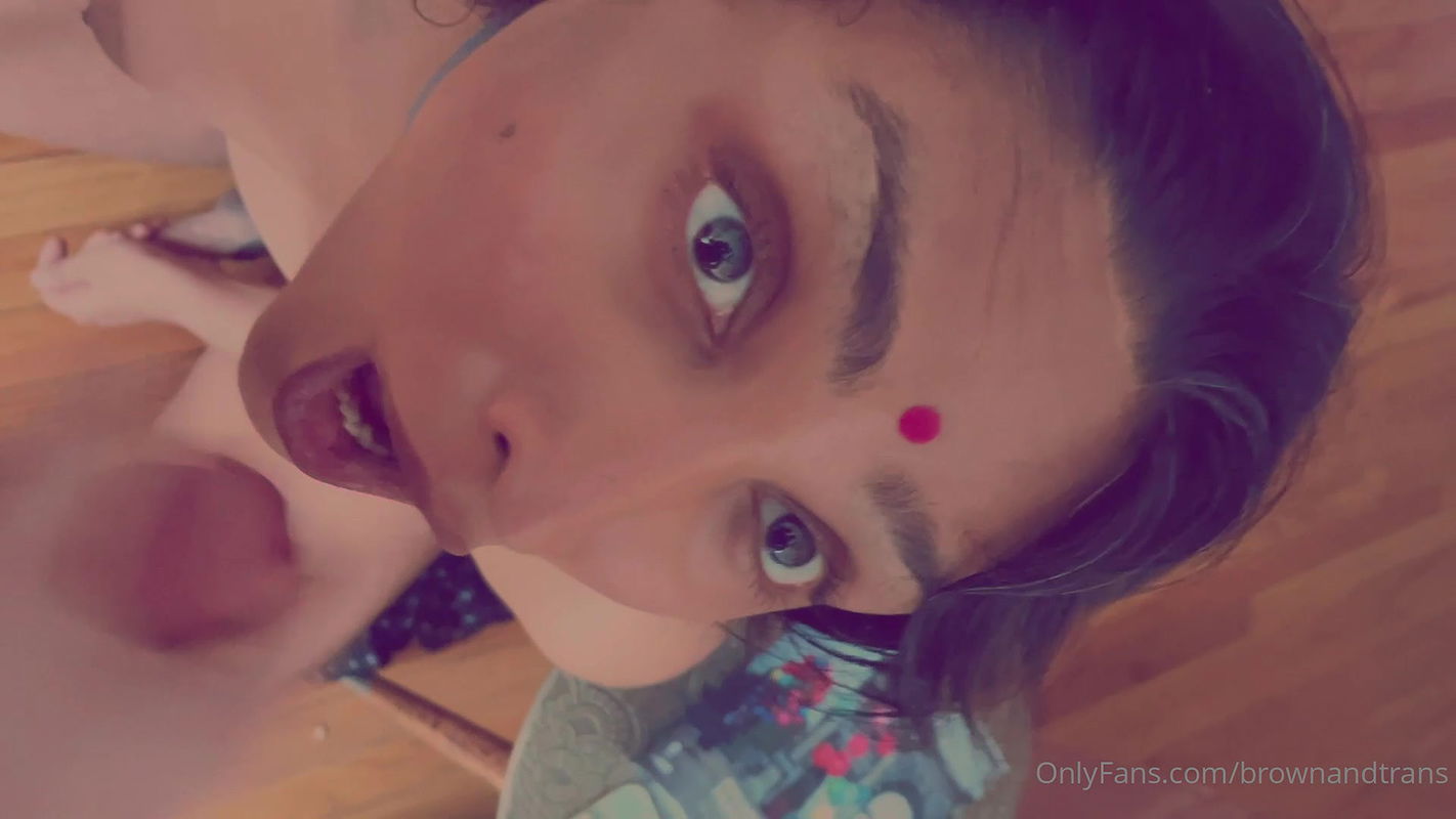 Desi transgender brownandtrans blowjob and cum in her mouth 22