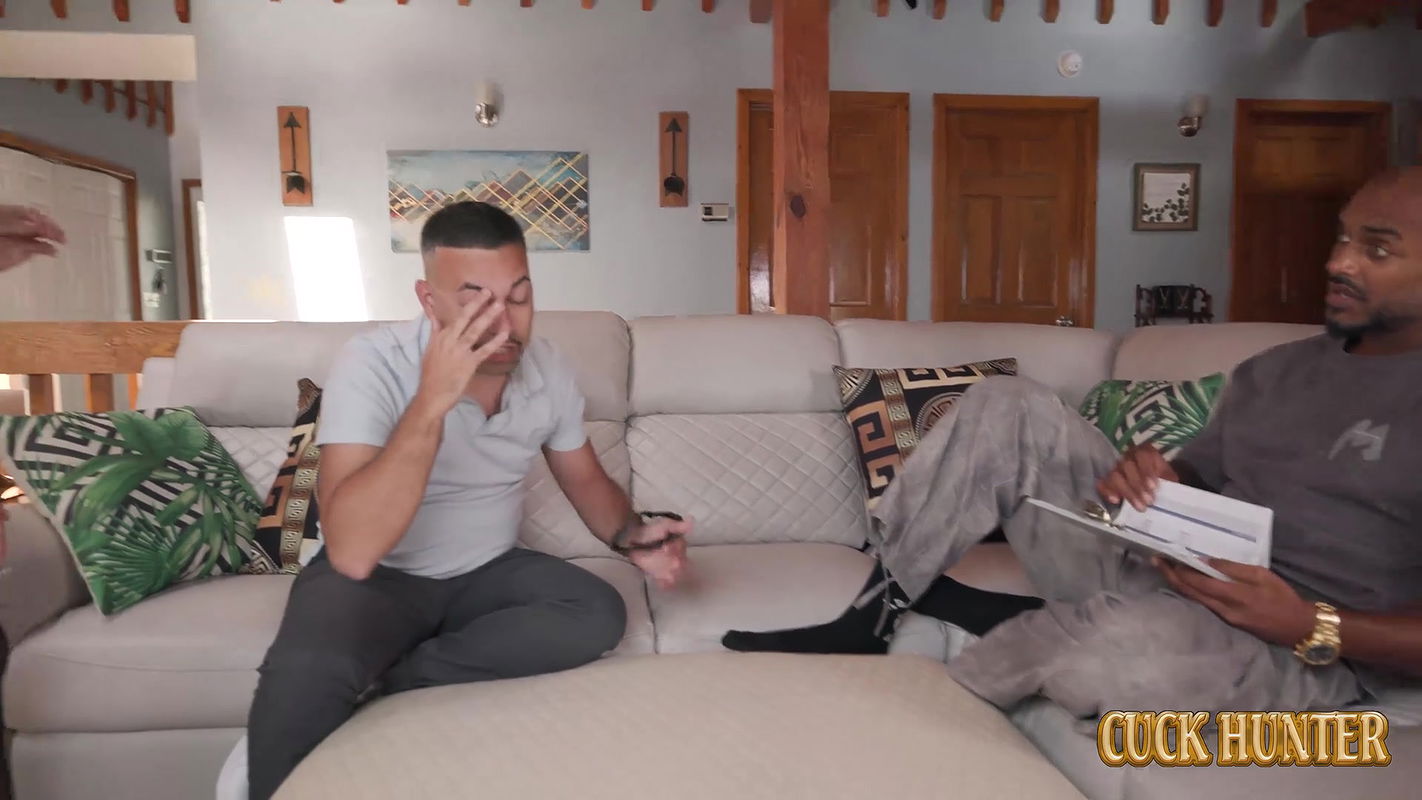 Cuck Hunter with Riley Reigns in BLACK GUYΓÇÖS STEEL ROD SLAMS INTO WHITE WIFE ΓÇö INVESTOR GETS FUCKED RAW WHILE HUSBAND WATCHES