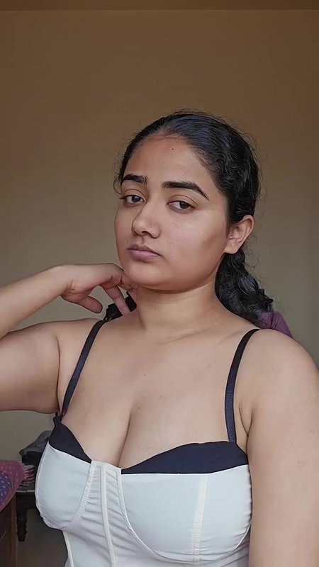 busty bengali girl huge tits in white sexy costume 22