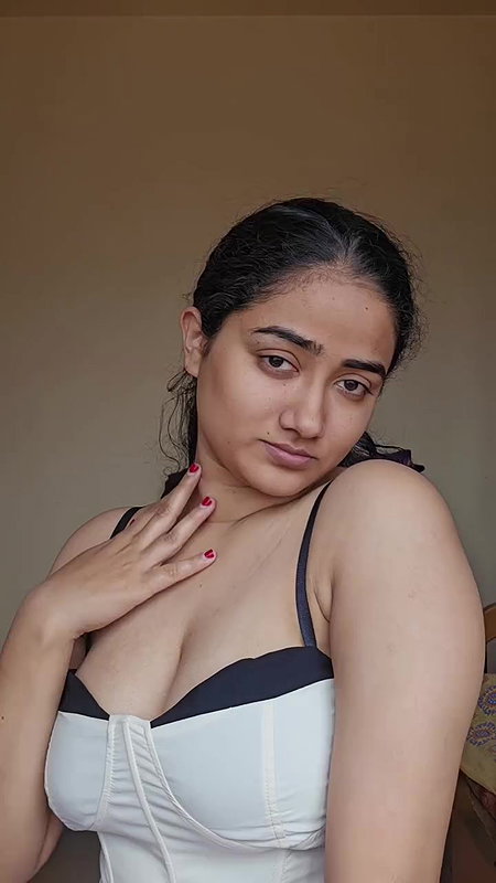 busty bengali girl huge tits in white sexy costume 22