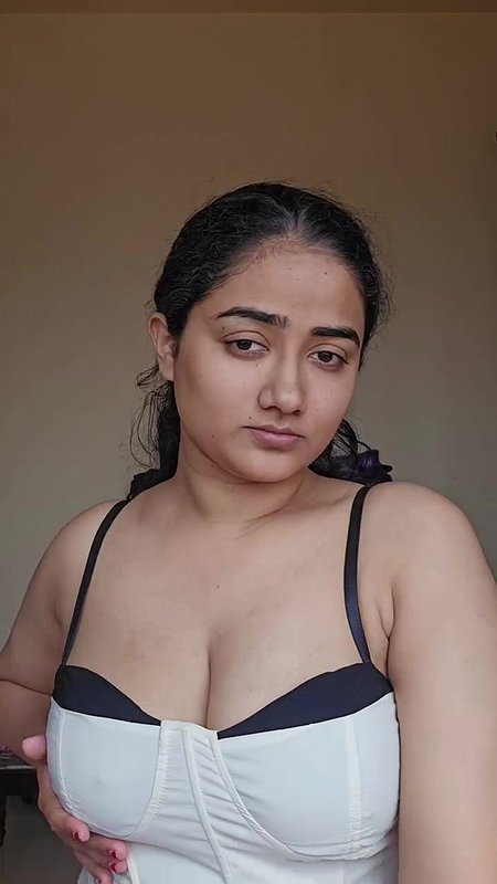 busty bengali girl huge tits in white sexy costume 22