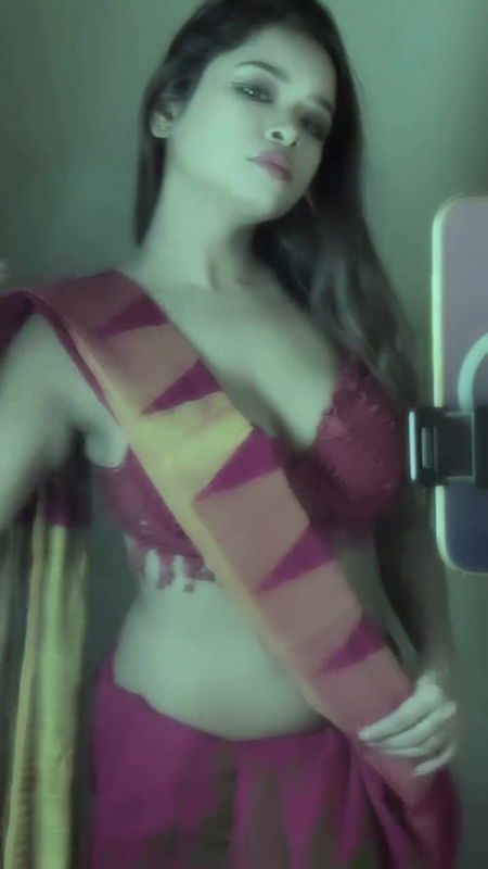 PARAMITA TOO MILKY RAVISHING SEXY IN SAREE WIFE MATERIAL UUFFF 22