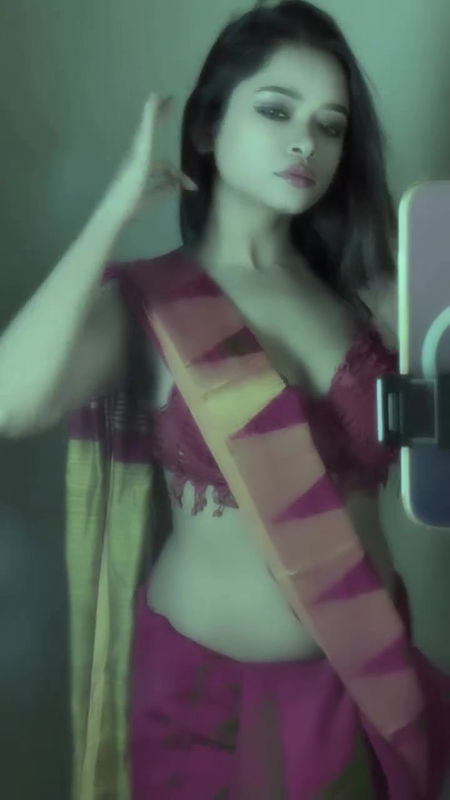 PARAMITA TOO MILKY RAVISHING SEXY IN SAREE WIFE MATERIAL UUFFF 22