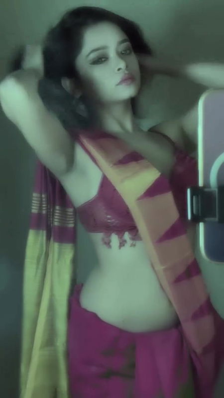 PARAMITA TOO MILKY RAVISHING SEXY IN SAREE WIFE MATERIAL UUFFF 22