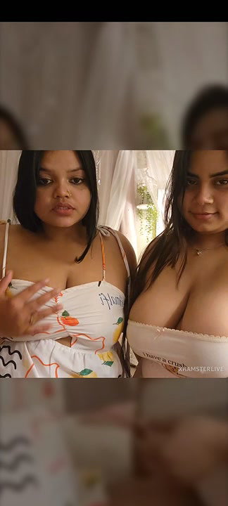 Ameesha famous model tease with her friends nipple sucking live 22