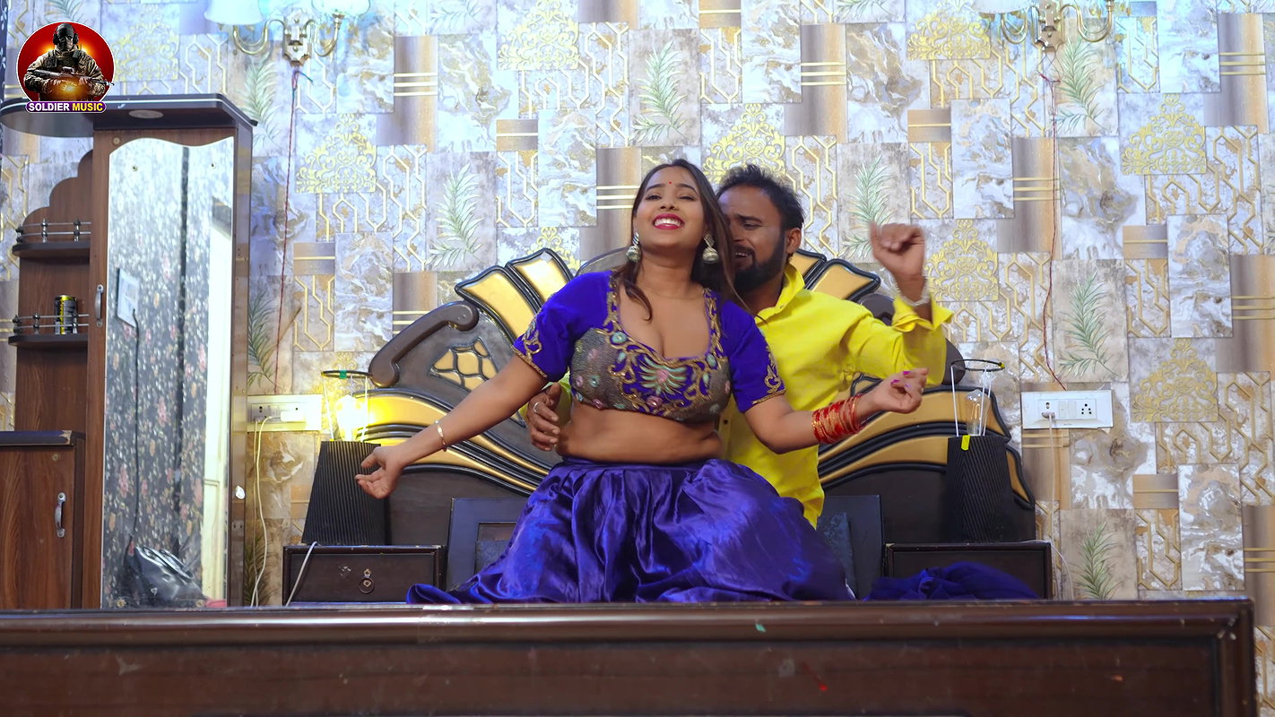 Chanda boobs pressed, rubbed & felt, navel grab, back press, cleavage show 22