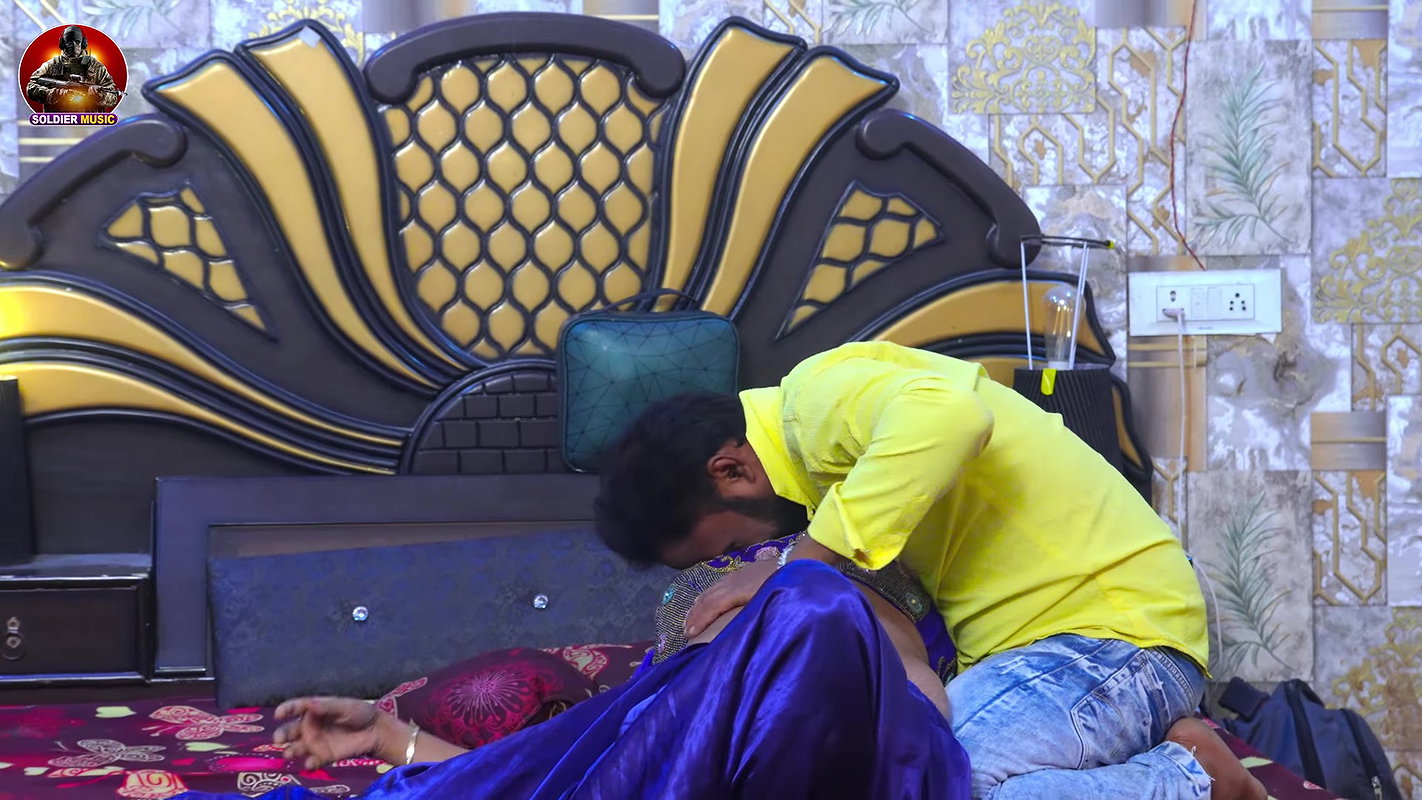 Chanda boobs pressed, rubbed & felt, navel grab, back press, cleavage show 24