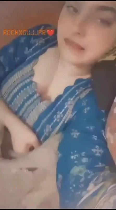 Horny maal biting lips and boobs show 22