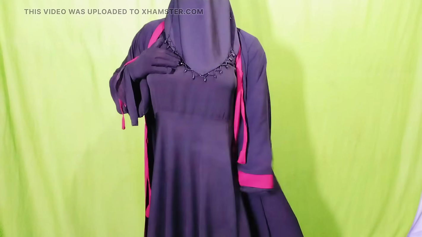 Beautiful Amena Bhabhi has sex indoors wearing a burqa and hijab