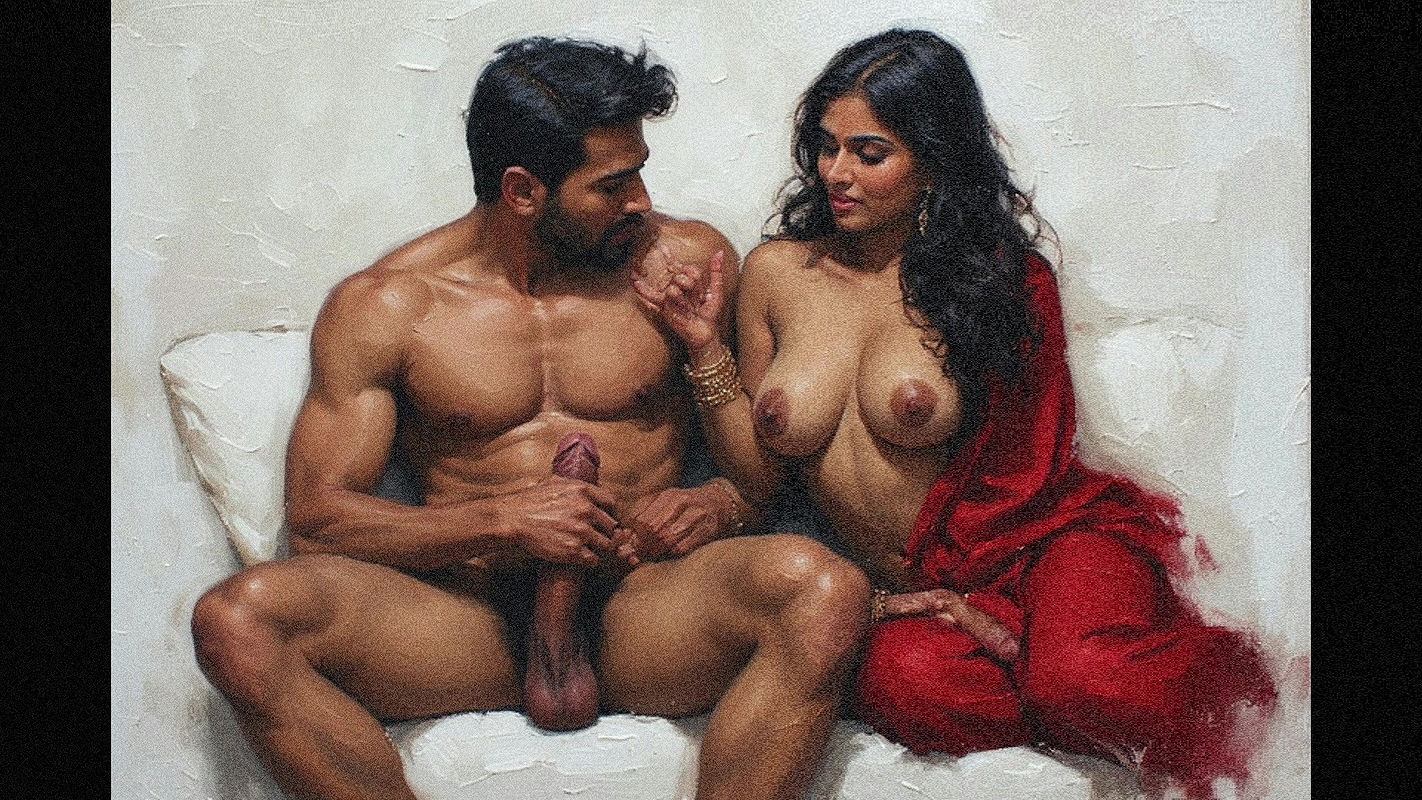 Beautiful slim indian girl sex in office with a handsome man