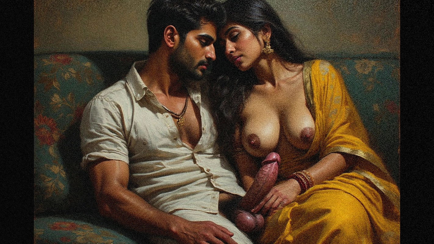 Desi indian threesome sex with her two stranger neighbour