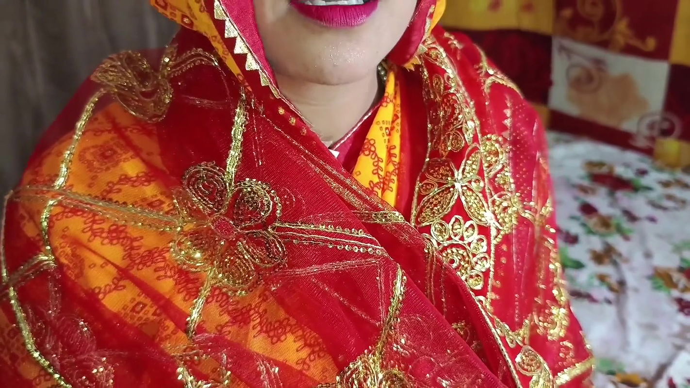 Desi Village Bhabhi Karwa Chauth with Devar