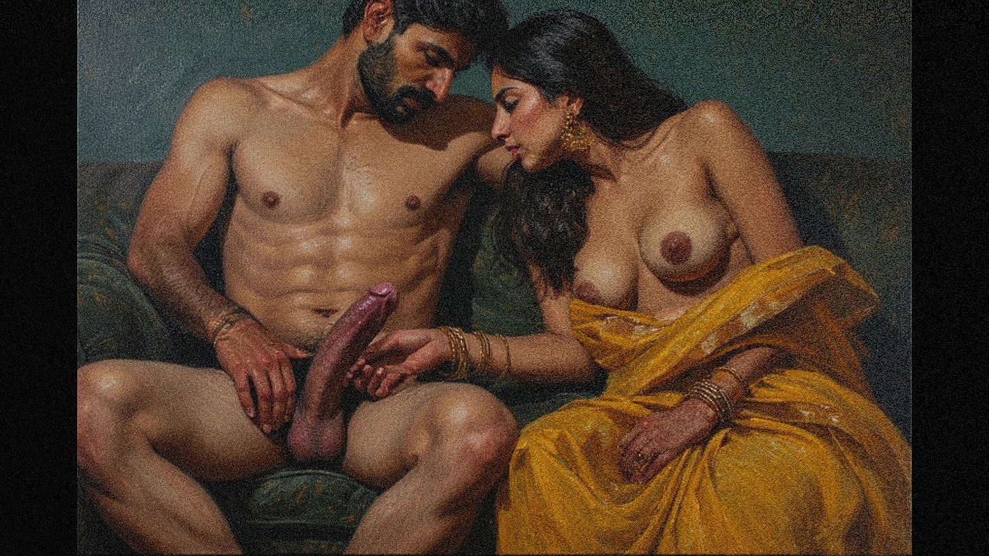 Indian girl with russian model and her boyfriend big massive cock inside indian pussy