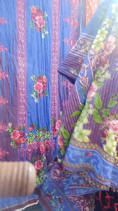 Girl bathing and hair cleaning in bathroom.