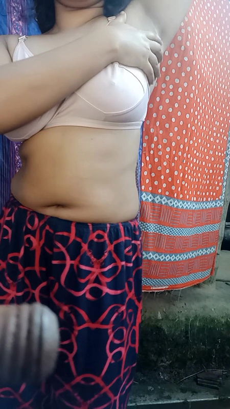 Girl bathing and hair cleaning in bathroom.