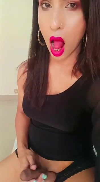 Desi Slim Sexy Shemale BJ, Masterbating, & Hard Fucking Her Lover 5 Clips 22