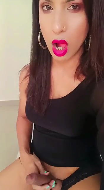 Desi Slim Sexy Shemale BJ, Masterbating, & Hard Fucking Her Lover 5 Clips 22