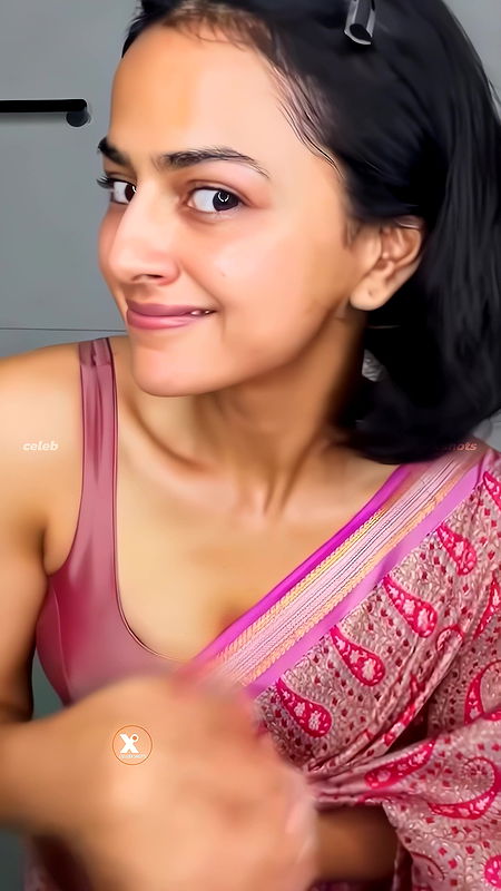 SHRADDHA SRINATH CAPTIVATING BABE SEXY IN SAREE AND OTHER DRESS HQ VIDEO 22