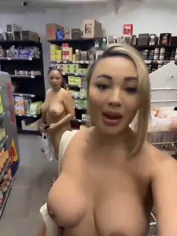 NAKED ASIAN BABES SLUTTY TEASE IN STORE 22